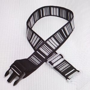 Lug Baggage Claim Strap - Love Stripe Black - NWT